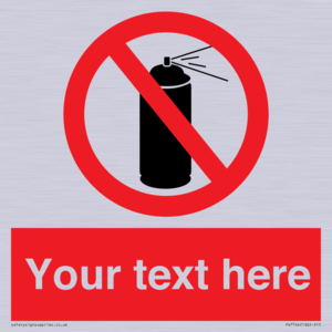 Custom prohibition no aerosol